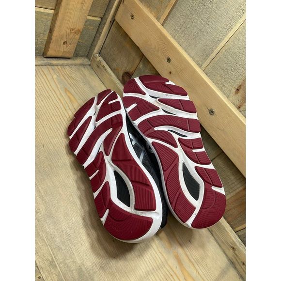 ASICS Mens T538N Black Red Running Shoes Sneakers Size 8 EU41.5 - Picture 6 of 8